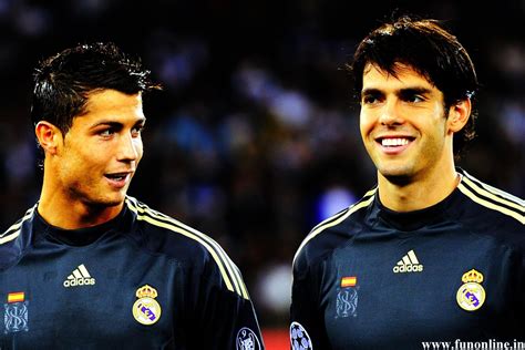 ricardo kaka|ricardo kaka and cristiano ronaldo.
